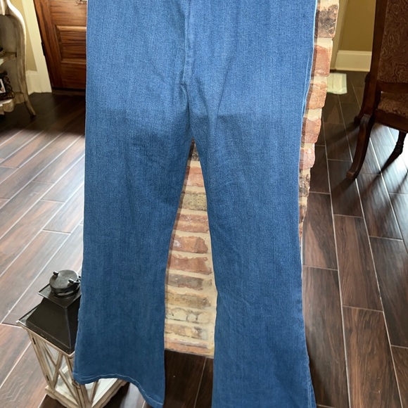 Molly green blue Jean ruffled pant suit m - Picture 10 of 10